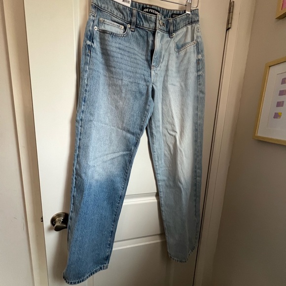 NWT low rise wide leg two toned jeans 👖 Sz 27 - Picture 5 of 5